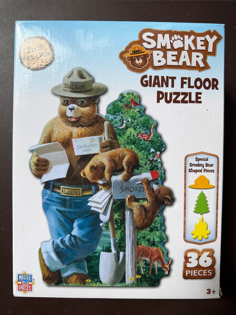 Smokey Bear Giant Floor Puzzle - 36 Pieces